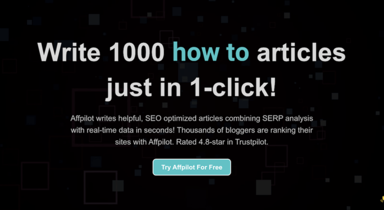 Affpilot AI Article Writer Review: Unleashing Writing Efficiency